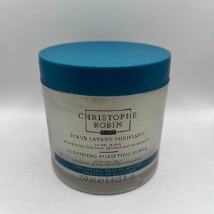 Christophe Robin Cleansing Purifying Scalp Scrub with Sea Salt 8.4 oz - New